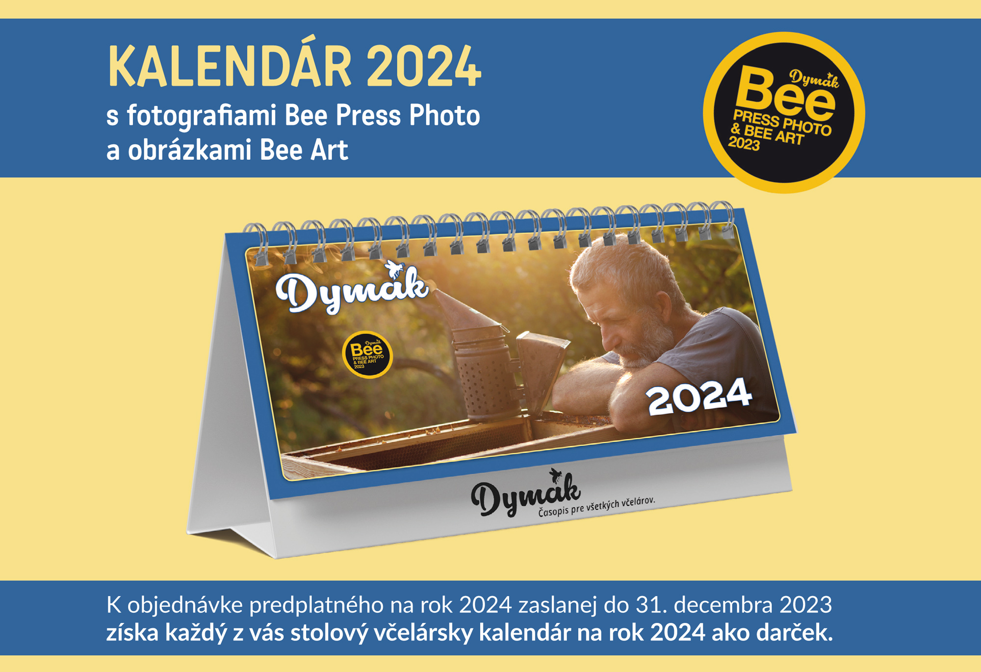 Kalendár 2024 pre predplatiteľov Dymák